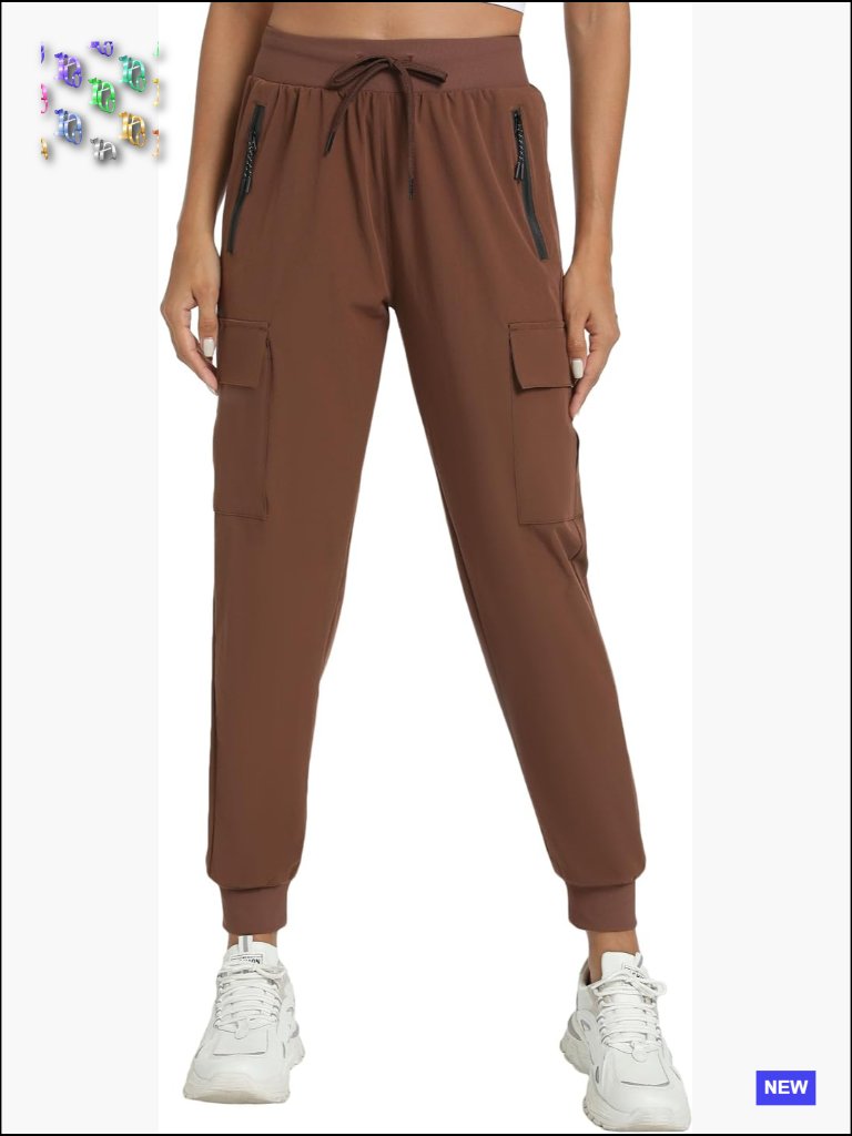 Joggers Cargo Pants Lightweight Quick Dry Hiking Athletic Casual Outdoor